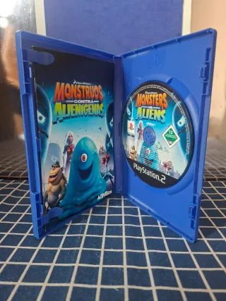 PS2 MONSTRUOS CONTRA ALIENÍGENAS ORIGINAL COMPLETO