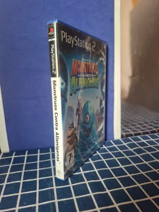 PS2 MONSTRUOS CONTRA ALIENÍGENAS ORIGINAL COMPLETO