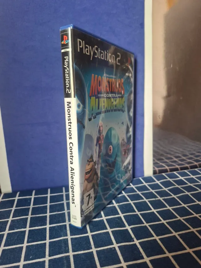 PS2 MONSTRUOS CONTRA ALIENÍGENAS ORIGINAL COMPLETO