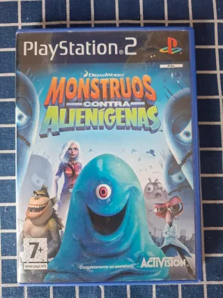 PS2 MONSTRUOS CONTRA ALIENÍGENAS ORIGINAL COMPLETO