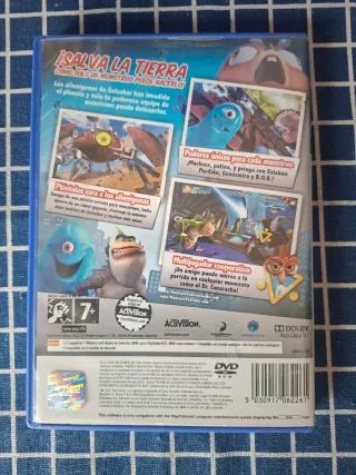 PS2 MONSTRUOS CONTRA ALIENÍGENAS ORIGINAL COMPLETO
