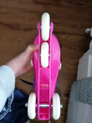 Patines en línea rosas y morados Decathlon