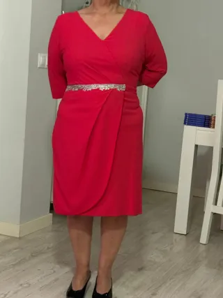 Vestido fiesta con pedrería