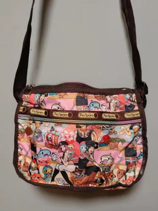 Bolso juvenil multicolor con estampado