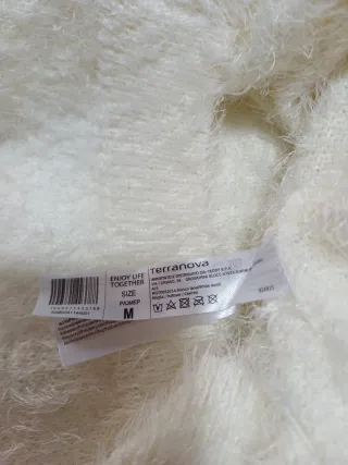 Maglioncino panna donna pizzo