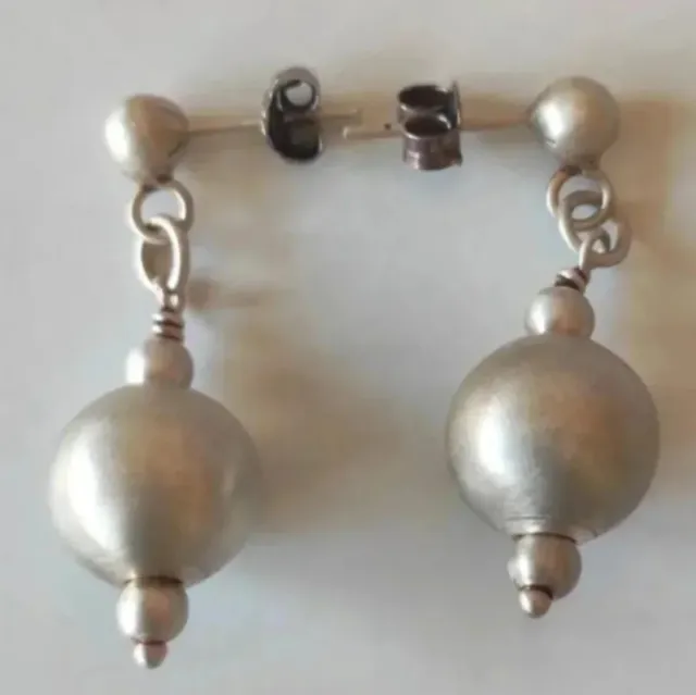 Pendientes Plata Ley Diseño Moderno