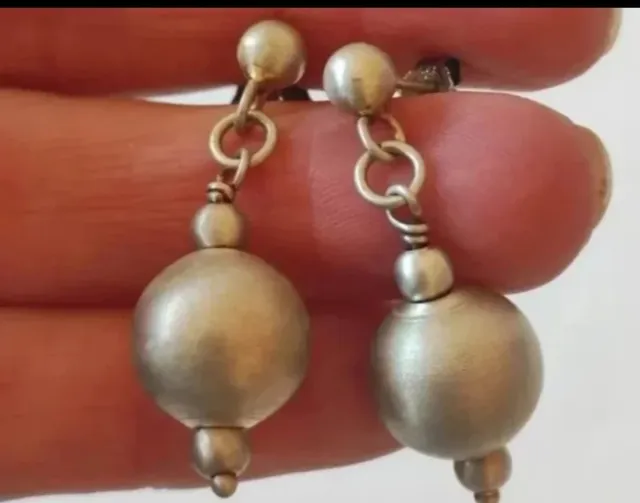 Pendientes Plata Ley Diseño Moderno