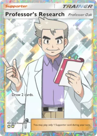 Carta Pokémon TCG pocket Profesor Oak