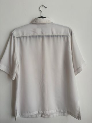 Camisa Pierre Andre Blanca Vintage Manga Corta