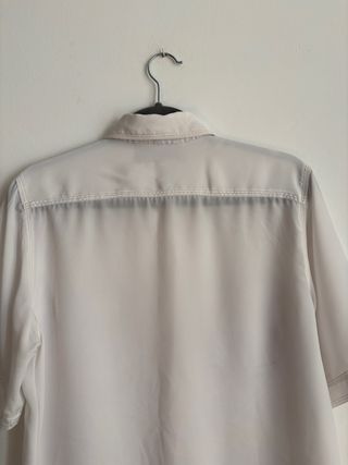 Camisa Pierre Andre Blanca Vintage Manga Corta