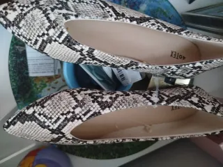 Manoletinas Mujer Talla 40 Serpiente