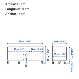 Mesa auxiliar/centro/TV,con ruedas.