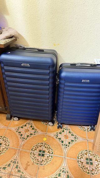 Maletas de viaje azules