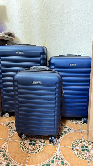 Maletas de viaje azules