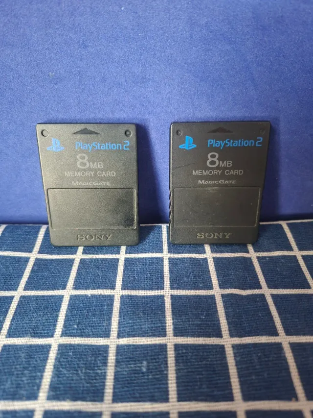 PS2 X2 ORIGINALES MEMORY CARDS