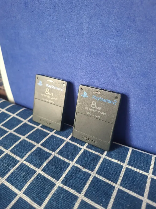 PS2 X2 ORIGINALES MEMORY CARDS