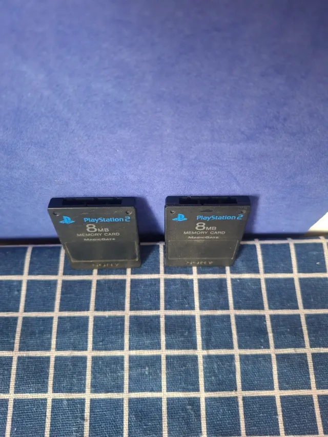 PS2 X2 ORIGINALES MEMORY CARDS