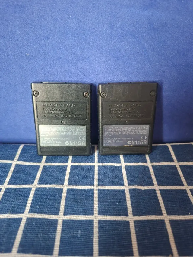 PS2 X2 ORIGINALES MEMORY CARDS