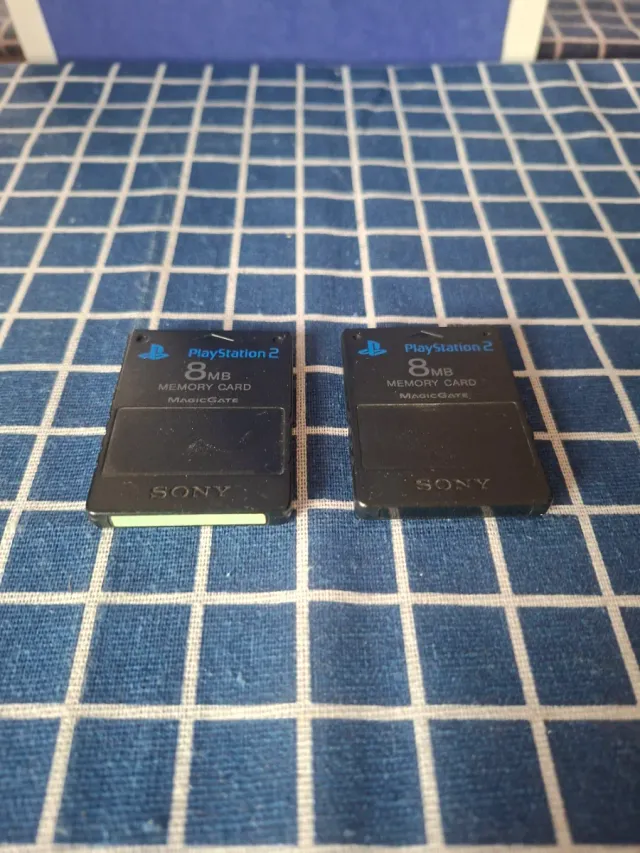 PS2 X2 ORIGINALES MEMORY CARDS