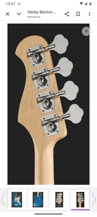 Clavijeros Bajo Harley Benton