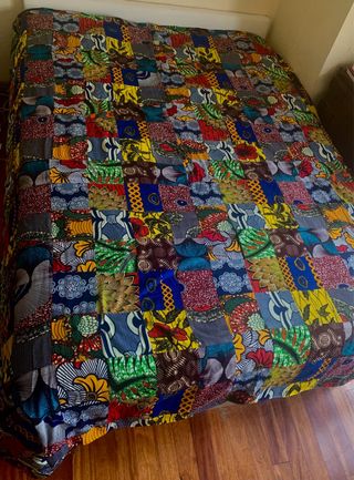 Sábana Patchwork Multicolor Cama Grande