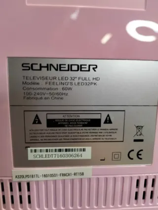 TV Schneider Feeling's 32 FullHD Rosa