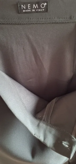 Gonna lunga grigia con spacco