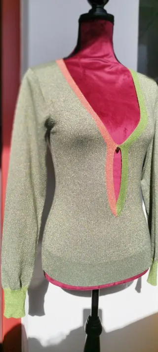 Maglione Phard S luminoso scollatura profonda