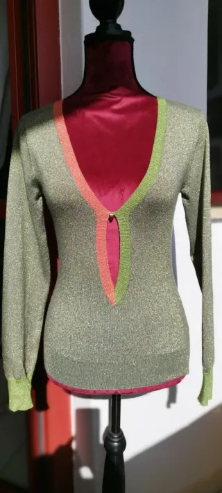 Maglione Phard S luminoso scollatura profonda