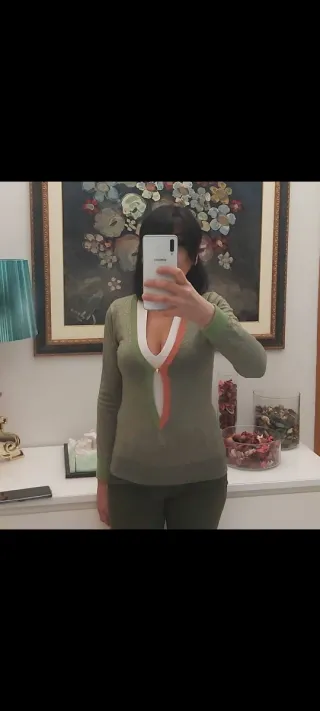 Maglione Phard S luminoso scollatura profonda