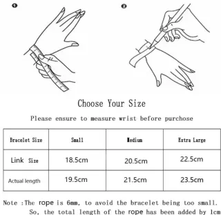 Pulsera trenzada verde con detalles, tamaño medio.