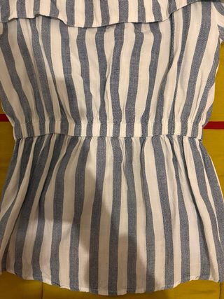 Blusa rayas azul y blanco