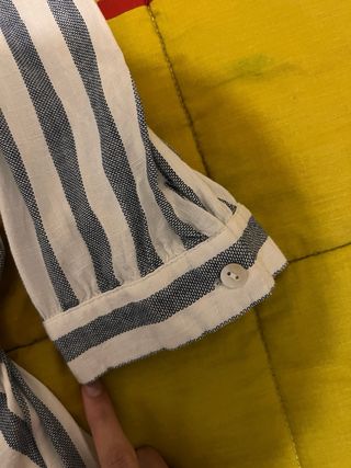 Blusa rayas azul y blanco