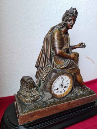 Reloj de sobremesa francés bronce 1830
