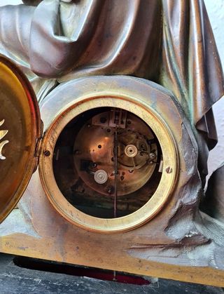 Reloj de sobremesa francés bronce 1830