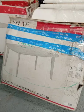 Mesa Comedor Extensible Exterior Blanca