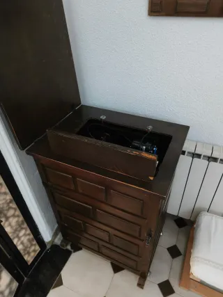 Máquina de coser Wertheim motorizada