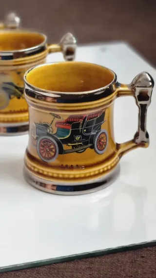 3 Tazze Vintage Britannia Designs