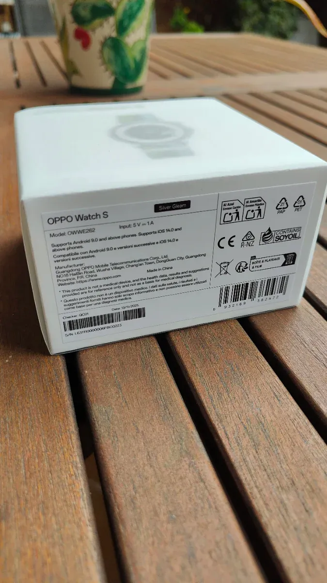 OPPO Watch S Silver Gleam / A ESTRENAR afbeelding 3