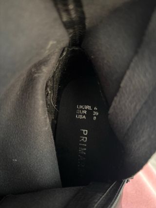 Botas Negras Charol Tacón