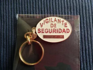 Cartera Vigilante Seguridad Placa Metal 7x5