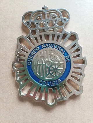 Cartera Vigilante Seguridad Placa Metal 7x5