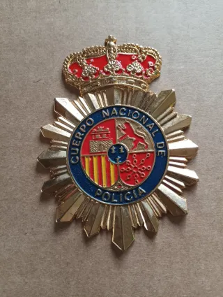 Cartera Vigilante Seguridad Placa Metal 7x5