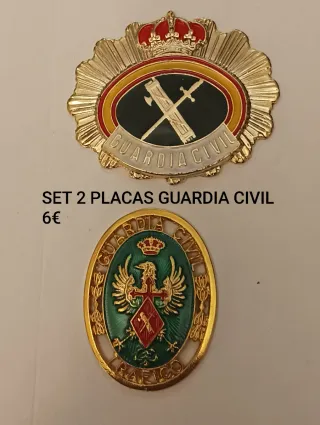 Cartera Vigilante Seguridad Placa Metal 7x5