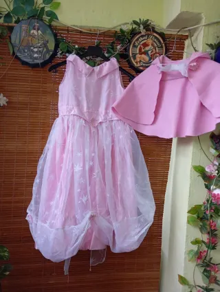 Disfraz Princesa Rosa Estrellas