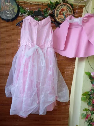 Disfraz Princesa Rosa Estrellas