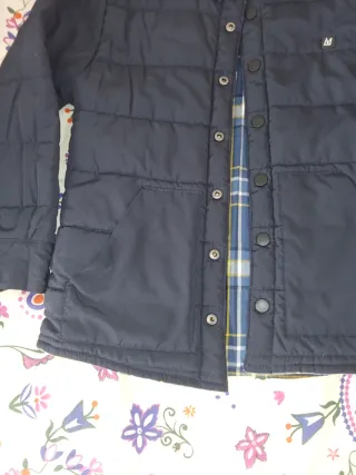 Chaqueta reversible acolchada cuadros Mayoral