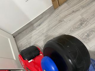 Moto correpasillos roja para niños