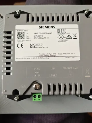 Siemens SIMATIC HMI KTP400 Panel Táctil