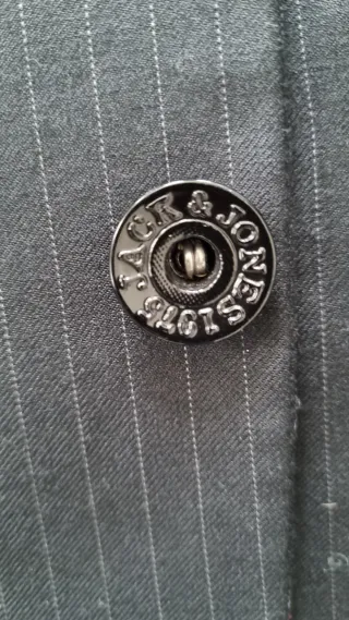 Giacca Jack & Jones righe grigie